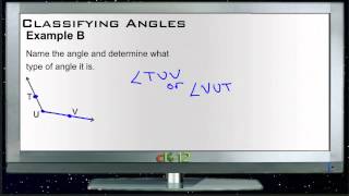 Classifying Angles Examples Basic Geometry Concepts [upl. by Mashe]