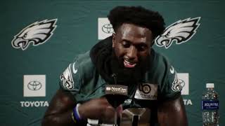 Eagles WR Parris Campbell speaks to the Philly media at OTAs [upl. by Cathrine998]