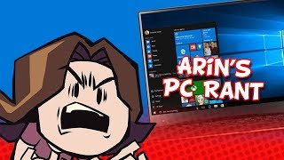 Game Grumps Arin rants about his PC [upl. by Jolda869]