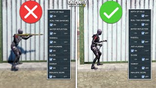 3 Best Graphics Settings Setup For CODM BATTLEROYALE 2024 [upl. by Nahgam]