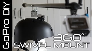 DIY GoPro 360° Swivel  Rotor Mount for helmet  GoPro DIY 3 [upl. by Eeresid]