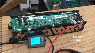 LGMH1 36v 12Ah Scooter battery R14 capacity TEST [upl. by Margarida27]