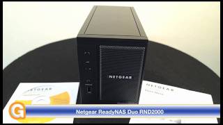 Netgear ReadyNAS Duo RND2000 Review [upl. by Olen52]