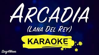 Arcadia  Lana Del Rey Karaoke Piano [upl. by Shotton]