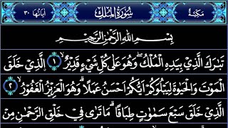 AMAZING RECITATION OF SURAH ALMULK سورة الملك  SOUL TOUCHING QURAN  AKBAR TV DOA [upl. by Kirbie320]