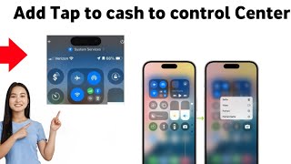 How to Add Tap to cash to the control Center on your iPhone 2025 [upl. by Eilrahs]