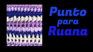 PUNTO PARA RUANAS Y PONCHOS crochet aprendecrochet [upl. by Earased]