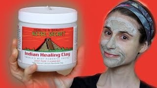 AZTEC SECRET HEALING CLAY MASK REVIEW DR DRAY [upl. by Mayberry]