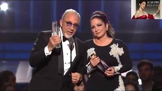 Emilio y Gloria Estefan  Reconocimiento Por Su Gran Trayectoria Premio Lo Nuestro 2018 [upl. by Enelear]