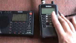 Uniden Bearcat UBC125XLT Battery Test [upl. by Spindell116]