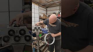 How to straighten coiled tubing hotrod plumbing elcamino tubing buildit engine diy plumbing [upl. by Inamik637]