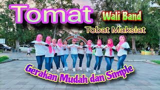 Tomat  Tobat Maksiat  Wali Band Senam Kreasi Terbaru finakreasi85 [upl. by Vadnee631]