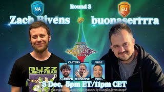 Lorcana Cross Continental Challenge Round 3  Zach Bivens vs buonaserrrra [upl. by Atlanta]