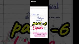 Lipids ،acylglecroid ،chapter 2 Class 11 1st year biology [upl. by Medin]