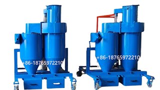 Steel Shots Grits Vacuum Recovery Machine Vacuum abrasive recovery system Grit Recycling System [upl. by Irod193]