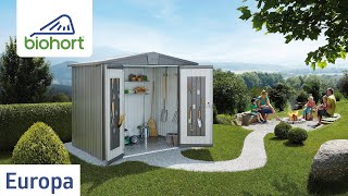 Biohort Garden Shed Europa [upl. by Ardaed]