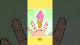 Ice cream Finger Family shorts nurseryrhymes songsforchildren [upl. by Oiznun]