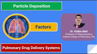 Pulmonary Drug Delivery Systems ll Factors Affecting Particle Deposition ll NDDS ll Part III [upl. by Johny]