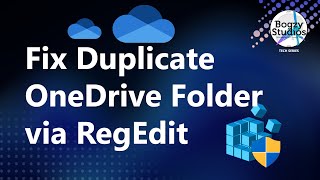 Fixing Duplicate OneDrive Folder Issue by Editing Registry Easy Tutorial [upl. by Eudo]