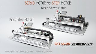 Servo Motor vs Stepper Motor Servo Motor Step Motora Karşı [upl. by Petr]