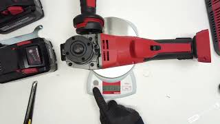 Milwaukee M18 2882 22 Braking Grinder Unboxing [upl. by Lleuqar]