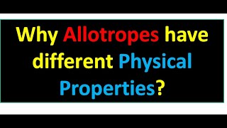 MDCAT62  Allotropy  Transition temperature  Difference between allotropy amp polymorphism [upl. by Yalonda]