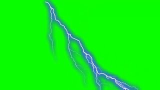 Sky electricity shining in the sky green screen hd vfx futtage green screen hd vfx video background [upl. by Eilsew879]