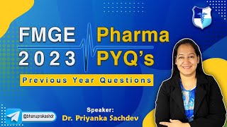 Pharmacology Previous Year Questions PYQs Discussion By Dr Priyanka Sachdev [upl. by Olga]