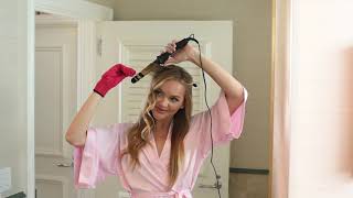 How to Get Beachy Bombshell Waves Using Sultra 1 Inch Curling Wand [upl. by Ko]