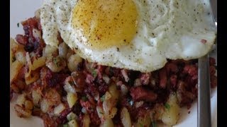 How to Make Corned Beef Hash with Sunny Side Up Eggs [upl. by Madelyn]