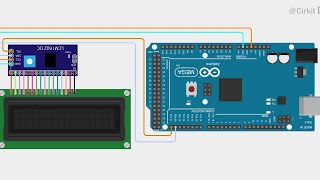 Arduino I2C LCD tutorial with Arduino Mega [upl. by Painter]