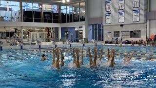 Une épreuve solo masculine au Championnat du monde junior de natation artistique [upl. by Kyriako851]