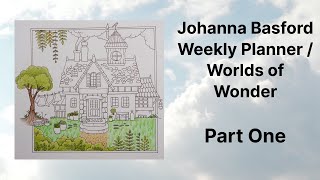 Johanna Basford 2024 Weekly Planner House Part 1 [upl. by Silirama]