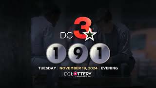 DC LOTTERY EveningwithDoubleDraw 11192024 [upl. by Nilrev]