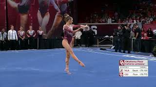 Kat Levasseur 9925 Floor Oklahoma vs Alabama 31724 [upl. by Eidlog]