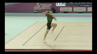 ORELLI Manuel ITA  2023 JUNIORS European Championships in Aerobic Gymnastics IM Qualifications [upl. by Bethezel]