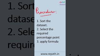 How to Calculate Percentile Shorts [upl. by Rosalind]