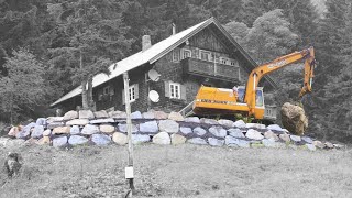 Hangsicherungsarbeiten Wohnhaus Ölschieferbergbau Bächental [upl. by Neyuh920]