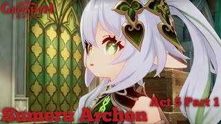 Sumeru Archon  Act 5  Part 1 JP DUB  Sub Indo  Genshin Impact [upl. by Punak]