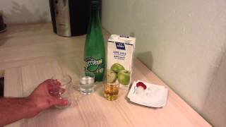 Faire un Apfelschorle  cocktail sans alcool [upl. by Odranreb]