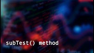 Python Unittest framework  subTest method [upl. by Sansen]