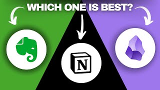 Evernote vs Notion vs Obsidian 2024  Which One is Best [upl. by Raasch]