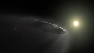 Animation of Oumuamua outgassing [upl. by Auberta779]