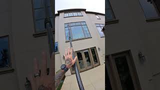 Unger 24k Carbon Fiber Water Fed Pole  60 SECOND REVIEW lukethewindowcleaner unger waterfedpole [upl. by Lionel]