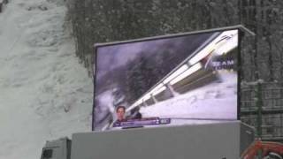 Harri Olli 2255 Schanzenrekord Oberstdorf 2009 LIVE VOR ORT [upl. by Huei]