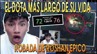 ⭕ EL DOTA M4S LARG0 de su VIDA 1 HORA y MEDIA😲 SE ROBA ROSH4N EPICAM3NTE y TERMIN4 M4L 🤣🤣🤣 [upl. by Ajay214]