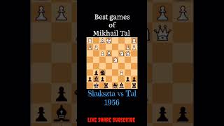 👌 😱 games of Mikhail Tal shorts ytshorts chess ches [upl. by Asiret]