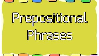 Prepositional Phrases with Activity [upl. by Anitsrihc]