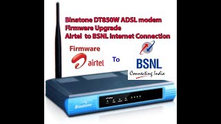 Binatone DT850W Firmware Upgrade for BSNL Internet Line [upl. by Ahsienek]