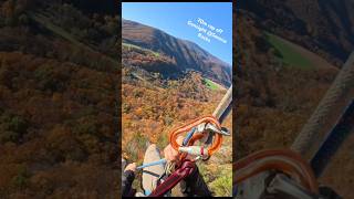 Rapping off Seneca Rocks via Gunsight rockclimbingadventures rappelling mountains seneca [upl. by Eiramlirpa]